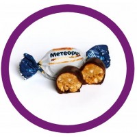 Конфеты шоколадные Метеорит арахисово-медовый Eco Foods 1кг